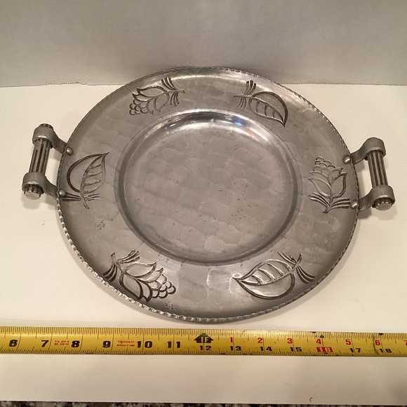 Buenilum Hand Wrought Aluminum Handled Tray - Picture 6 of 6